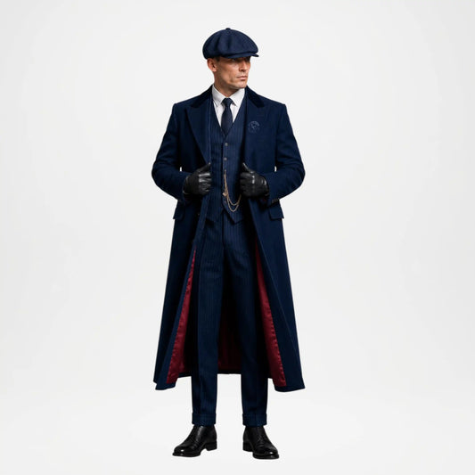 Thomas Shelby Long Coat – Peaky Style Wool Overcoat