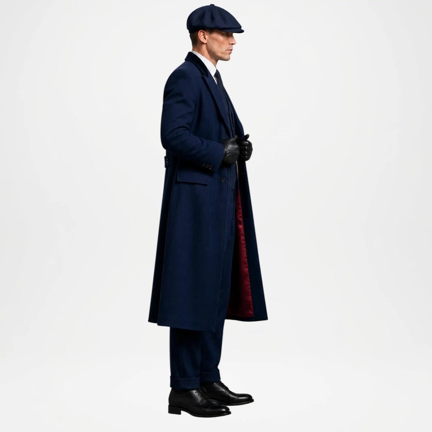Thomas Shelby Long Coat – Peaky Style Wool Overcoat