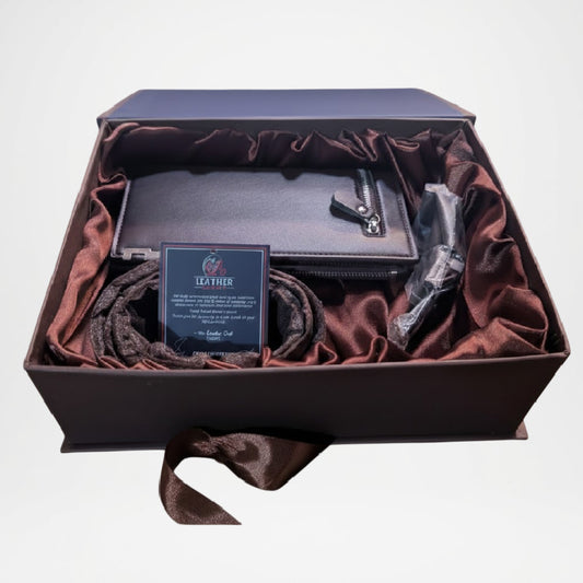 Men's Wallet Belt Gift Set