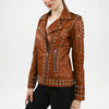 urban black leather jacket
