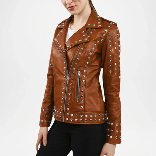 urban black leather jacket
