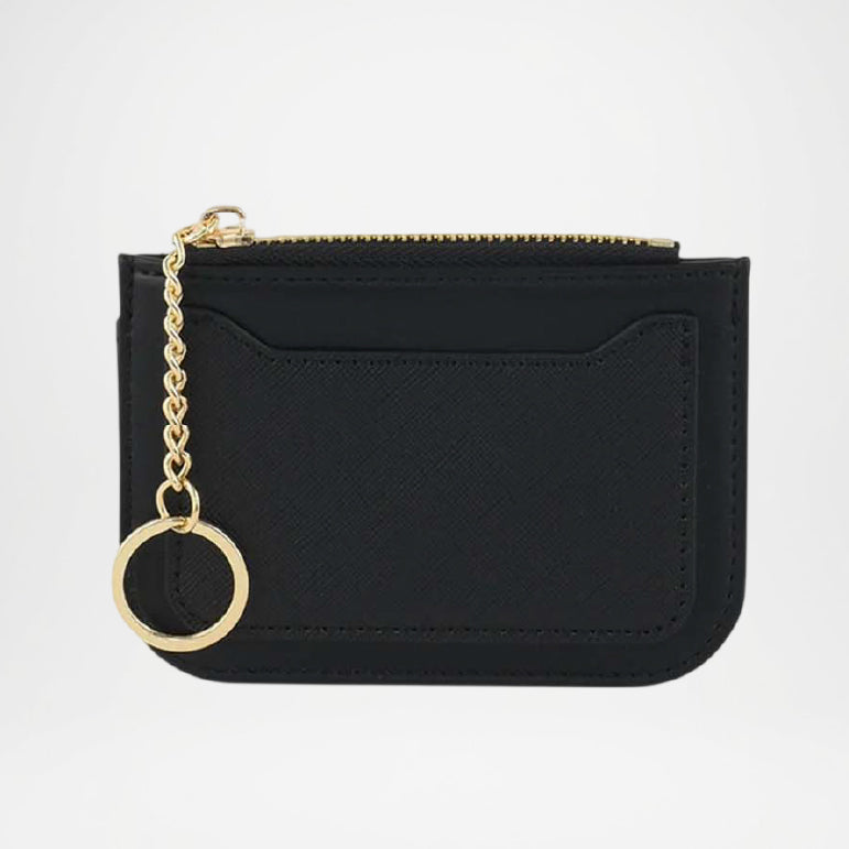 Women’s RFID Carbon Leather Wallet for Secure Daily Use