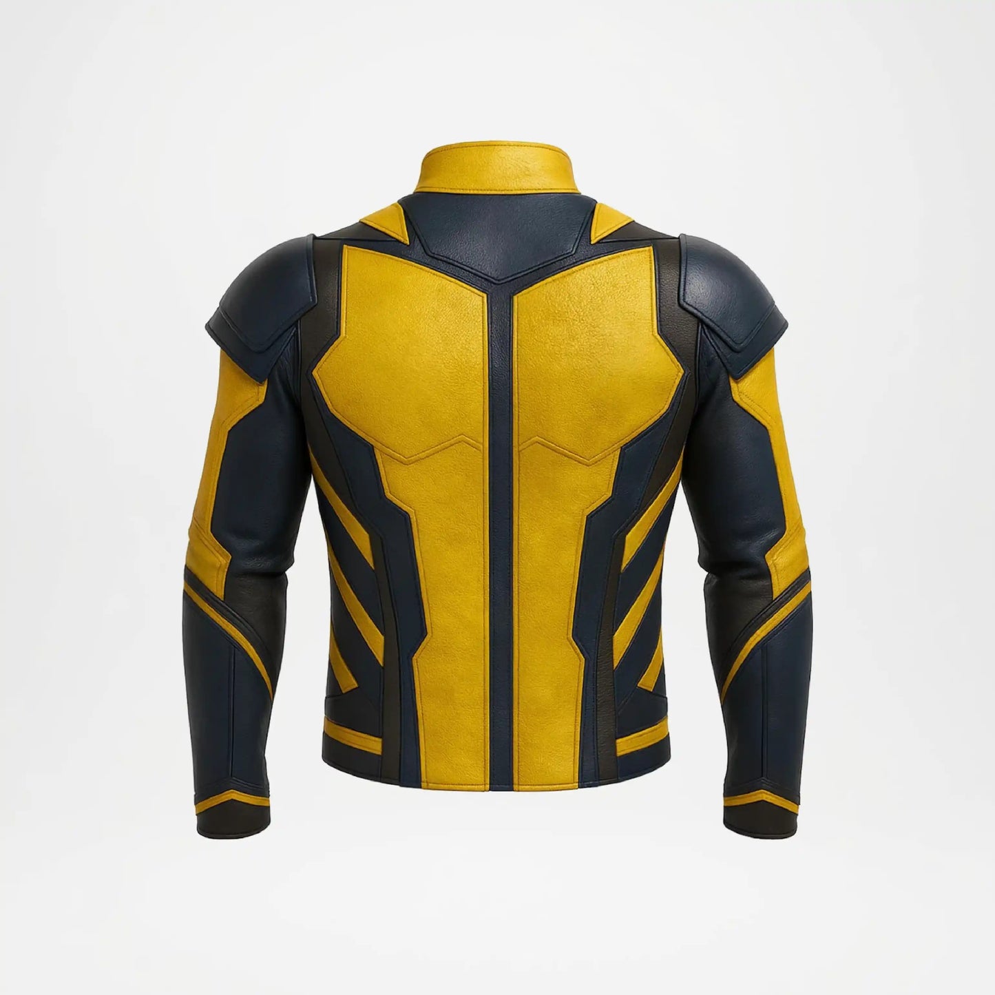 Wolverine Leather Jacket Yellow Black Armor Style