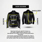 Wolverine Leather Jacket Yellow Black Armor Style