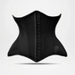 black leather underbust women
 