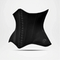 Black waist trainer on a light gray background