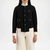 Black Suede Bomber Jacket