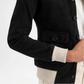 black suede bomber jacket vintage
