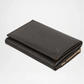 women's leather bifold wallets black
