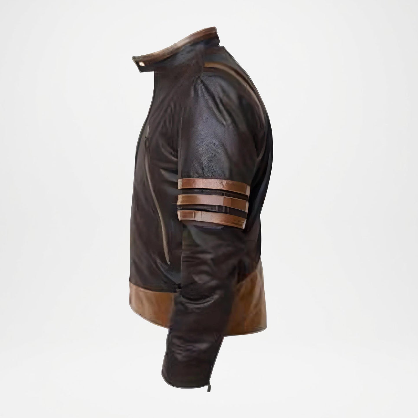 X Men Wolverine Leather Jacket Dark Brown