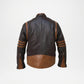 X Men Wolverine Leather Jacket Dark Brown