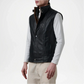 black leather vest vintage