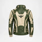 Back view of Leather Racing Jacket mens  