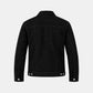 black suede jacket mens back view