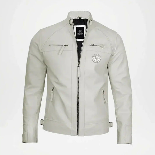 men's quilted moto jacket
