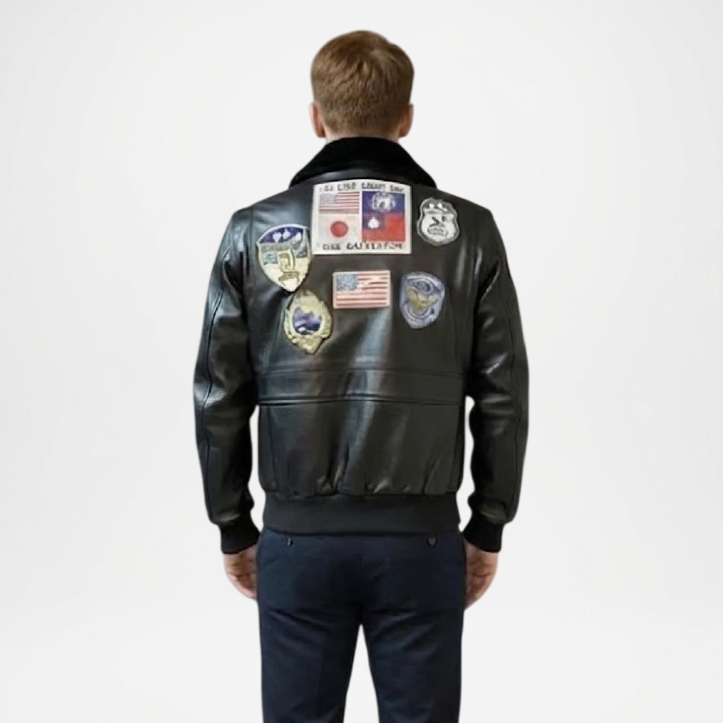 aero leather b3 jacket