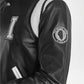 black leather letterman jackets