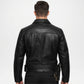 black leather jacket police