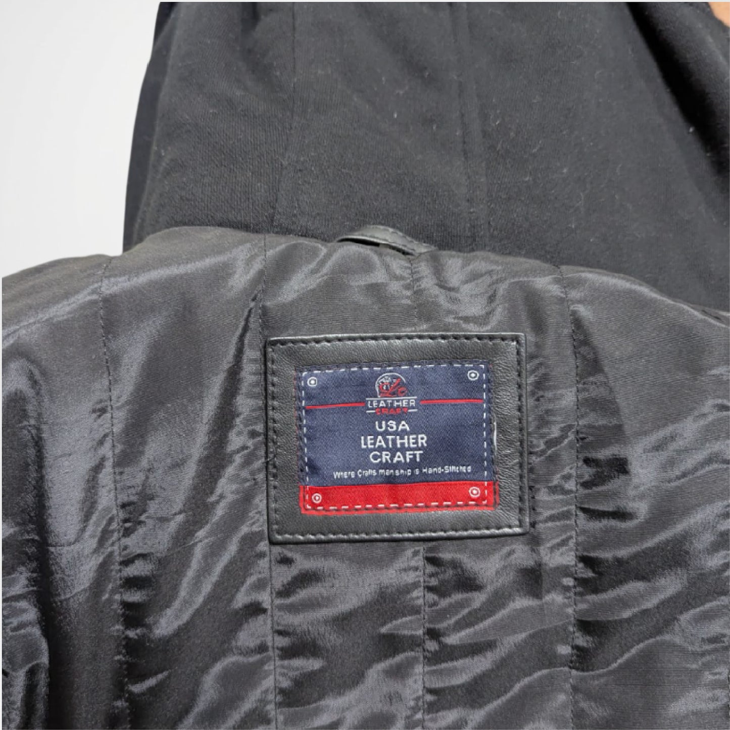 Men’s Black Balaclava Leather Bomber Jacket