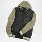 black hybrid hooded jacket