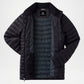 Black Insulated Puffer Jacket for Women