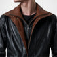 Men’s Black Quilted Leather Trench Coat