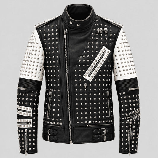 rock star leather jacket 80s