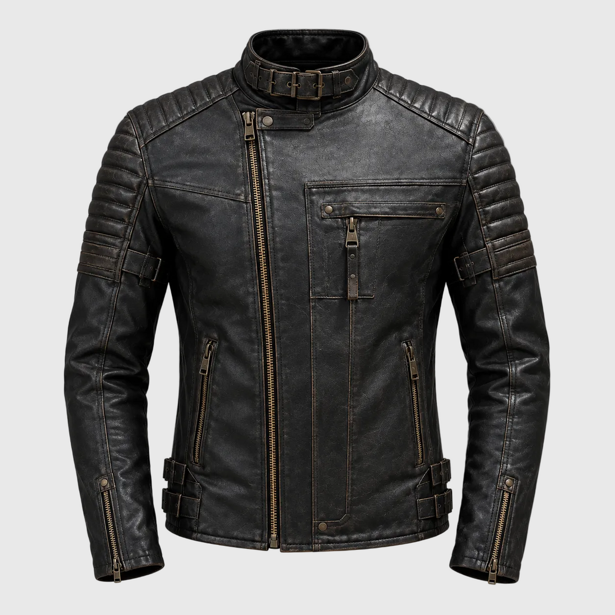 Vintage Leather Motorcycle Jackets 