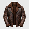 Vintage Shearling Leather Jacket 