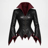 black witch leather jacket for womens