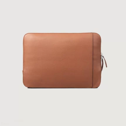brown leather laptop case