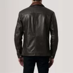brown biker jacket for men
