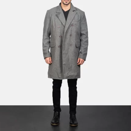 grey wool coat