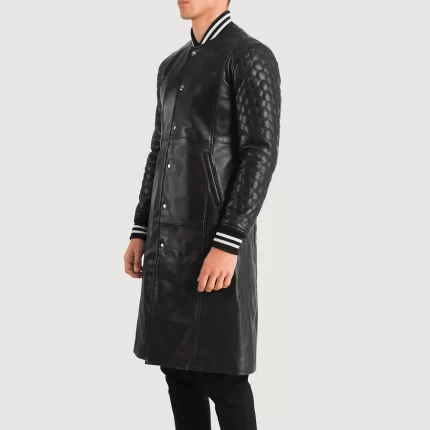long black trench coat mens