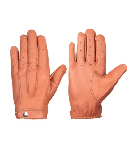 mens tan leather gloves