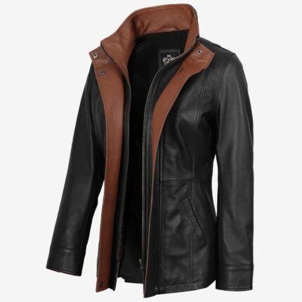 Black Lambskin Leather Jacket