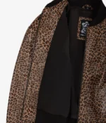 Real Leather Animal Print Jacket